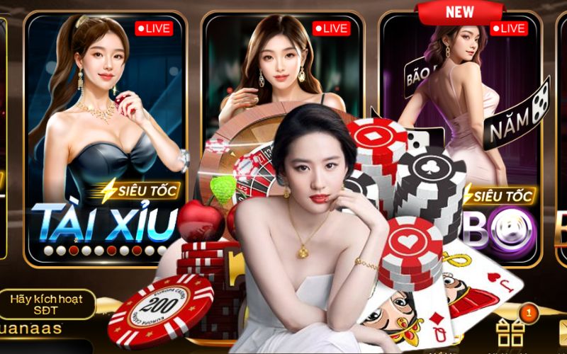 Bàn chơi AG Live Casino chất lượng cao