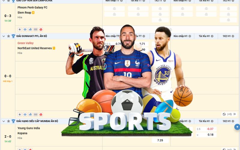 Kèo cược thể thao BBIN Sport