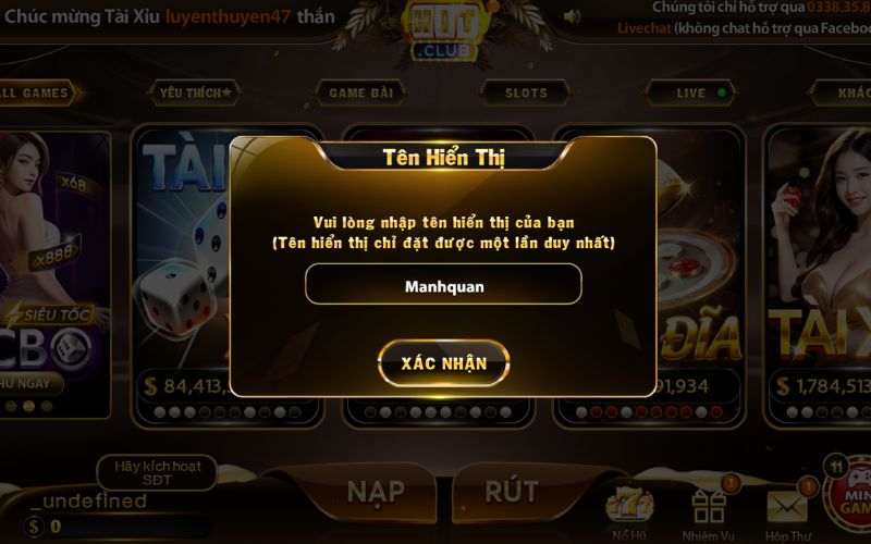 đăng ký hitclub nhận ưu đãi tân thủ