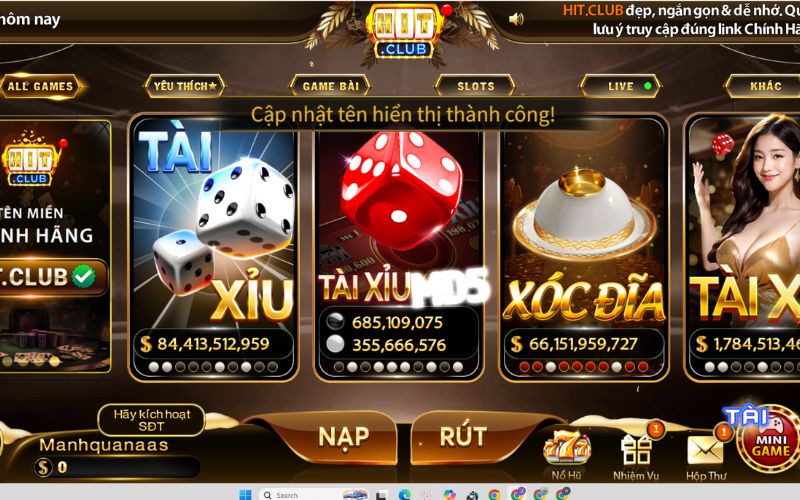 mở tài khoản hitclub thao tác đơn giản