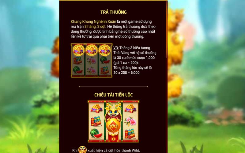 Biểu tượng may mắn trong game Nghênh Xuân