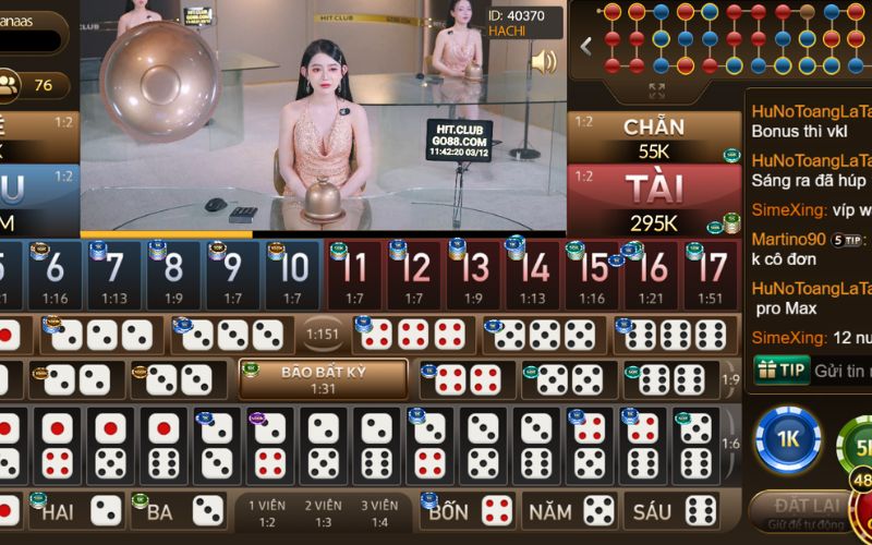 live casino HitClub baccarat sicbo