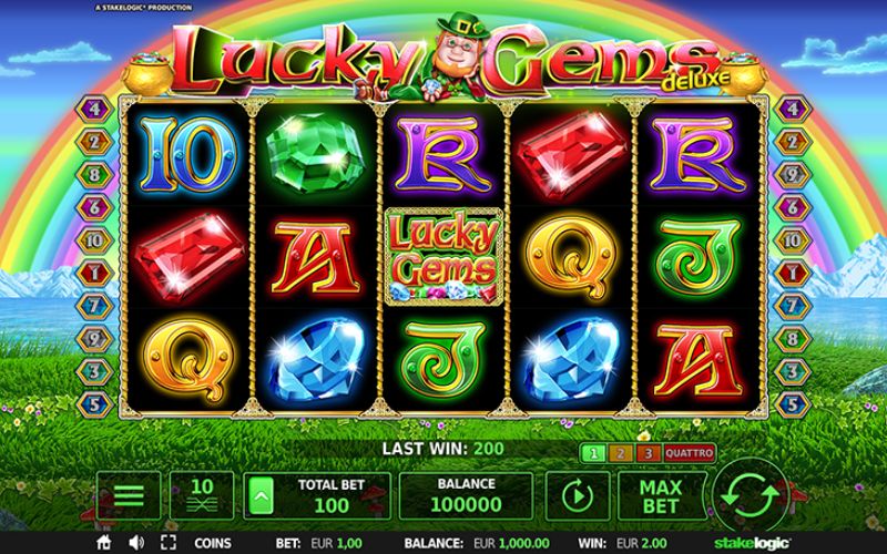 Biểu tượng Ngọc May Mắn với nhiều cấp thưởng