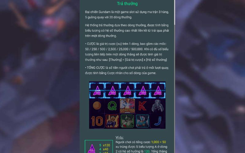 Jackpot Đại Chiến Gundam