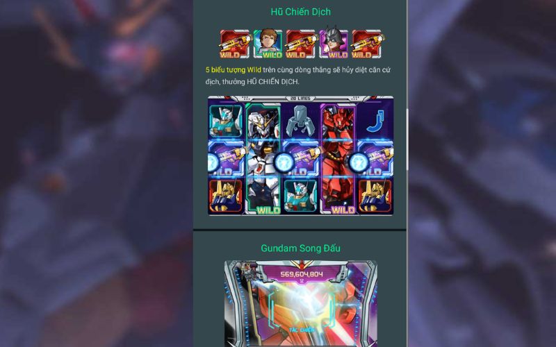 Chiến đấu săn hũ trong game Gundam Hitclub