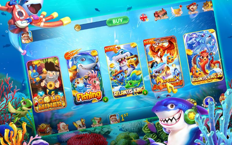 Bắn cá Tiền Long Đánh Cá đồ họa sắc nét