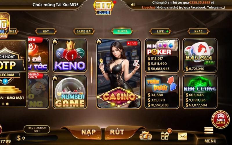 giới thiệu nền tảng giải trí Hit Club